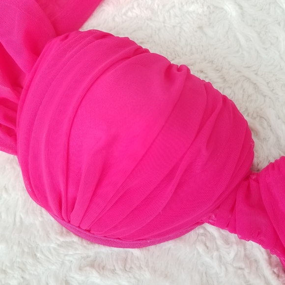 Vintage Fuchsia Pink Bralette - Picture 3 of 15